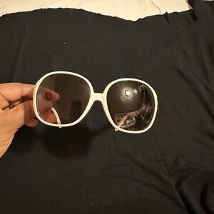 BIBIDAHL ELETRIC WOMEN’S WHITE LENS SUNGLASSES IN EXCELLENT CONDITION
